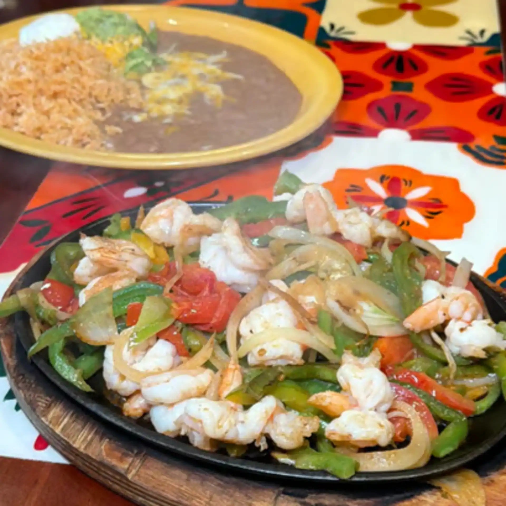 Fajitas de Camarones