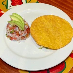 Toastada de Ceviche
